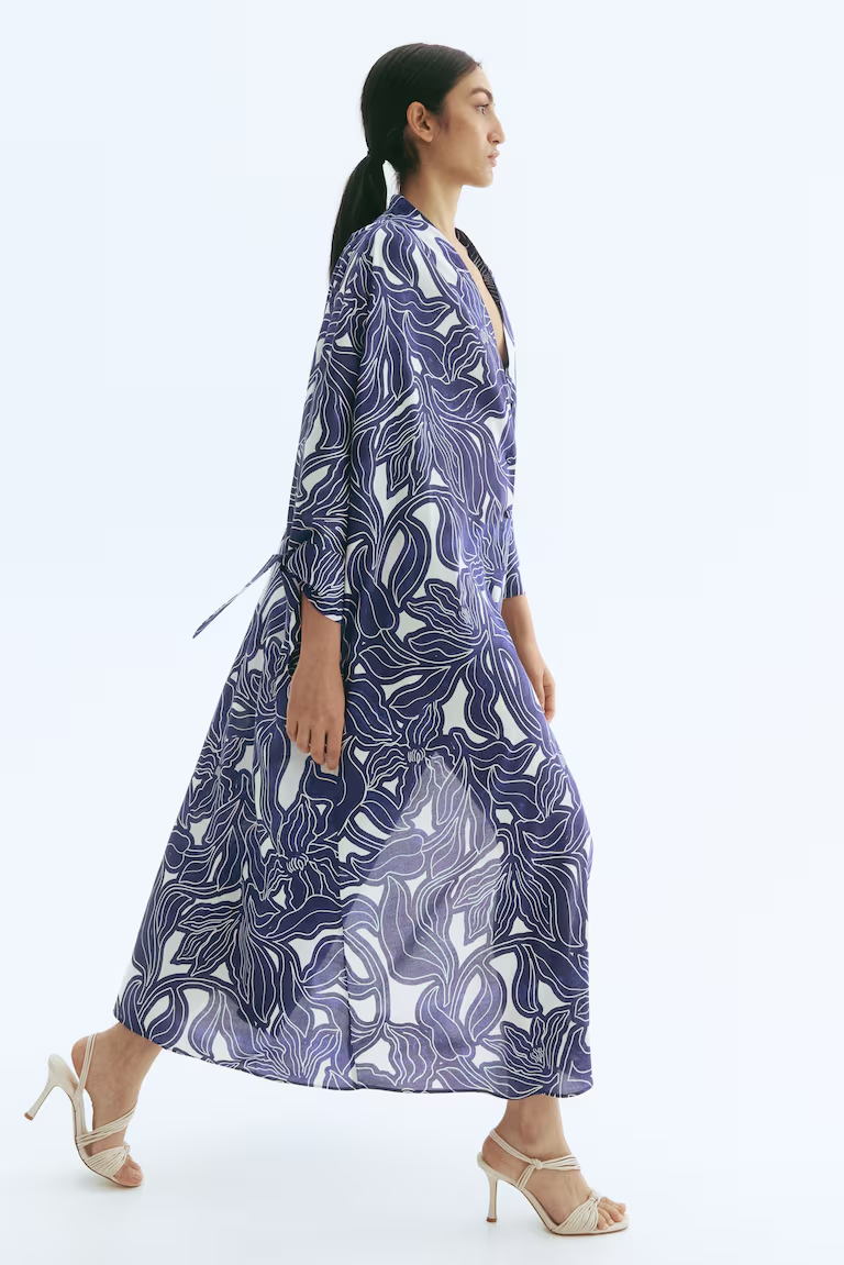 Tie-Waist Shirt Dress