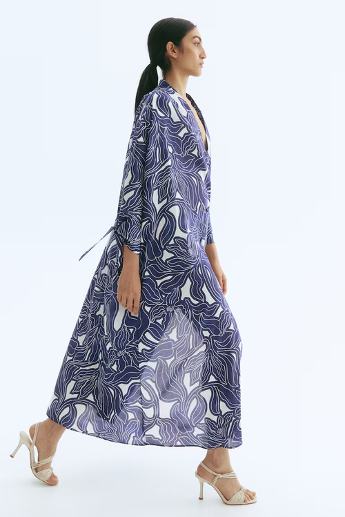 Tie-Waist Shirt Dress