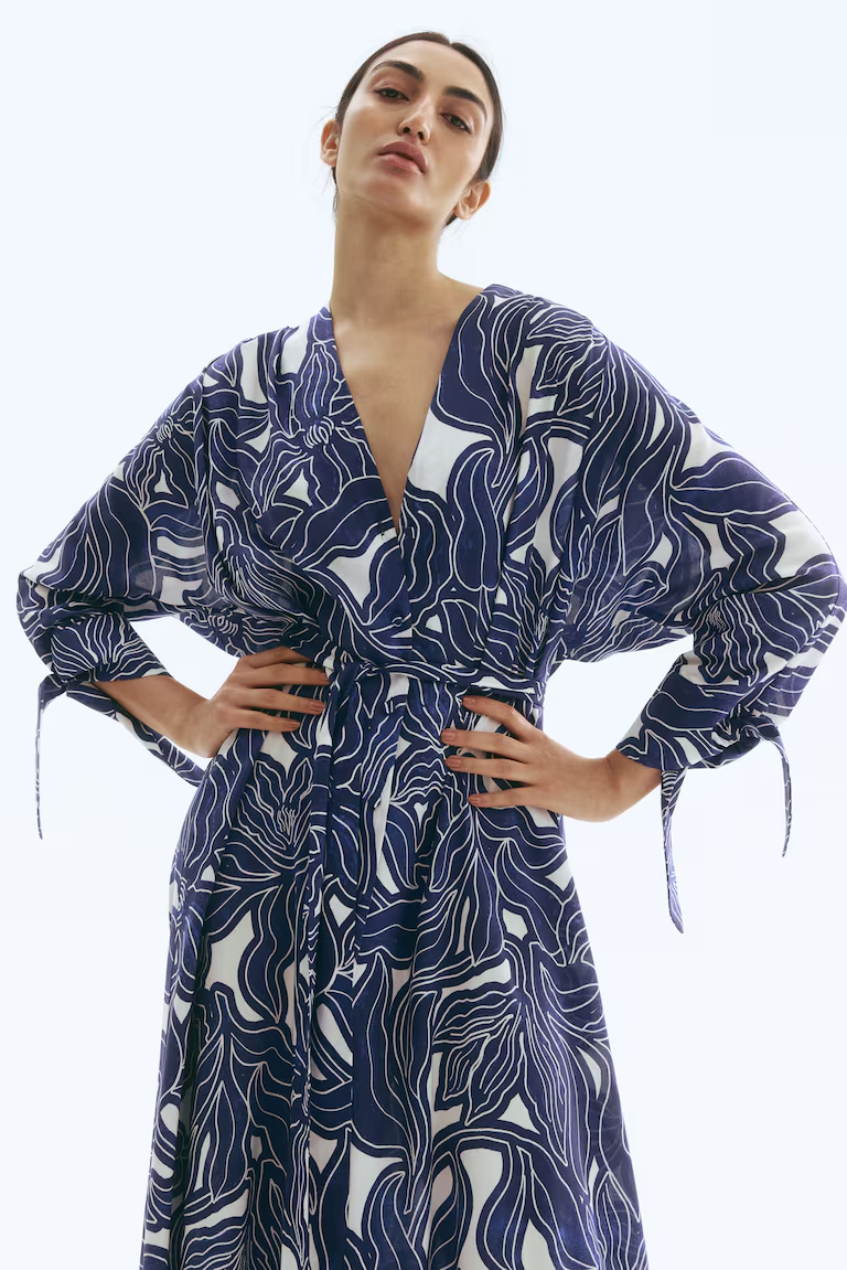 Tie-Waist Shirt Dress