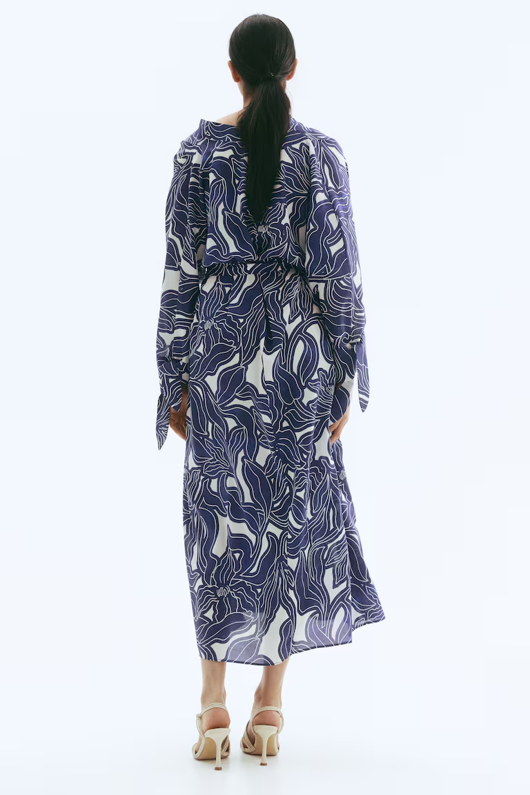 Tie-Waist Shirt Dress